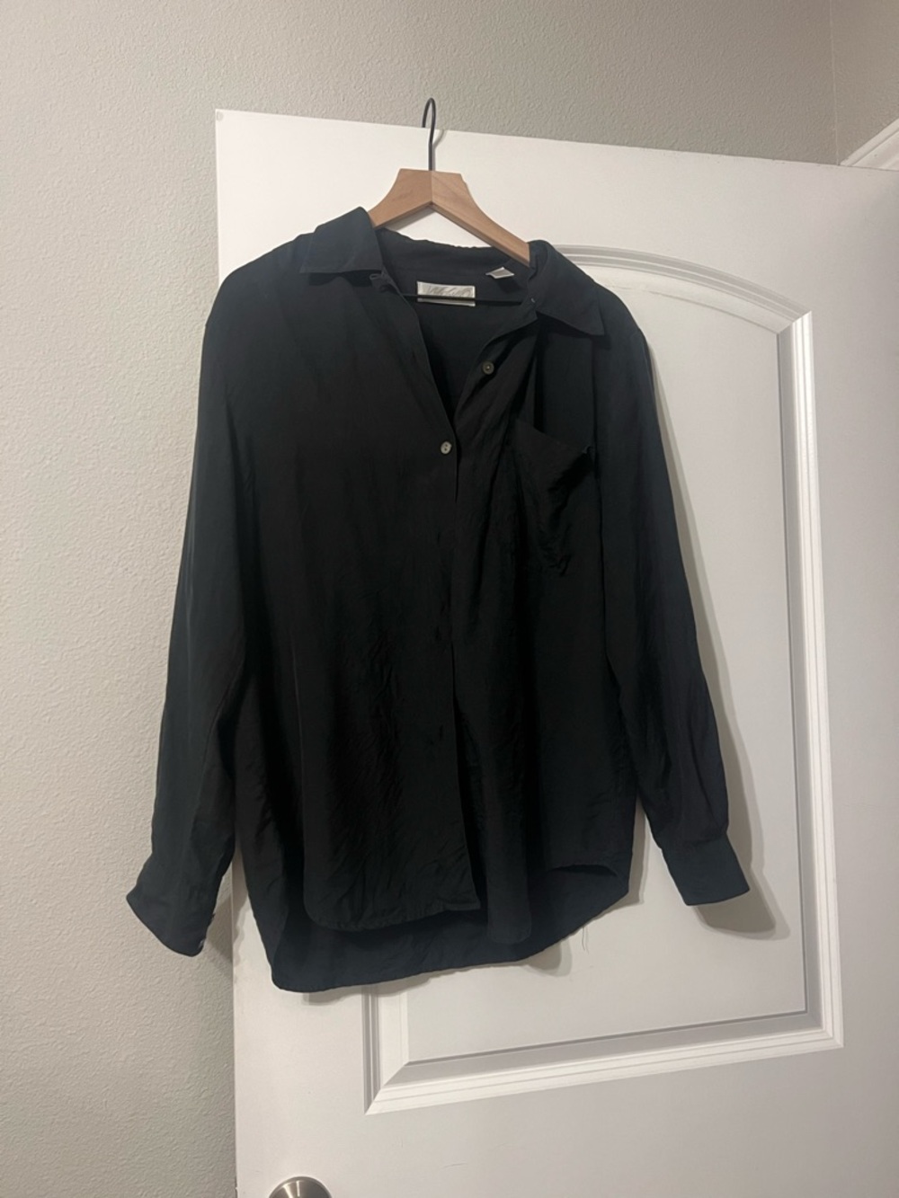 Vintage Lord & Taylor Silk Button-Up Long Sleeve Shirt